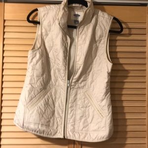 Cream vest from old navy